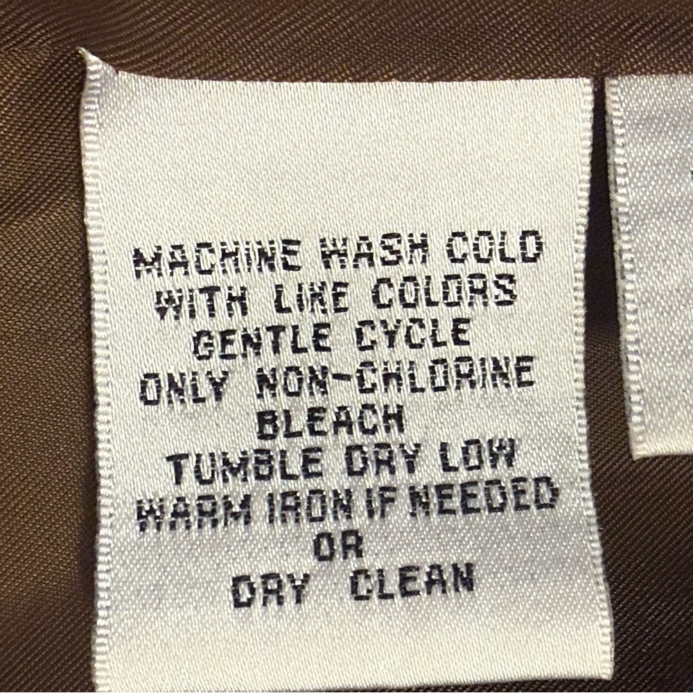 Talbots Brown Collared Utility Jacket with Button… - image 8